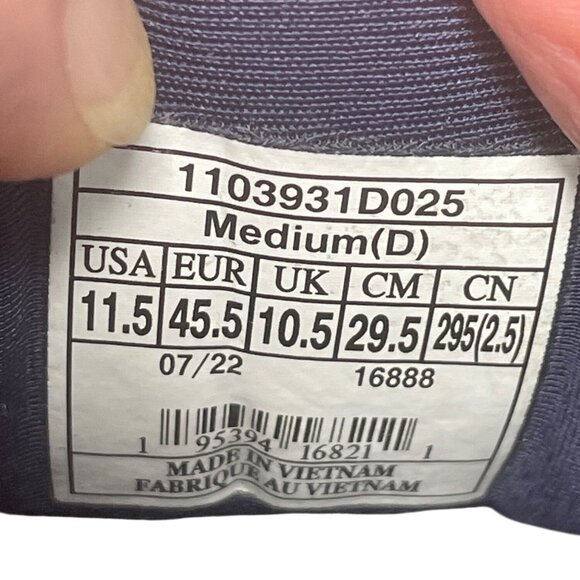 Brooks Ghost 15  Mens Blue Running Shoes Sneakes Sz 11.5D SKU 9416 - Picture 6 of 16